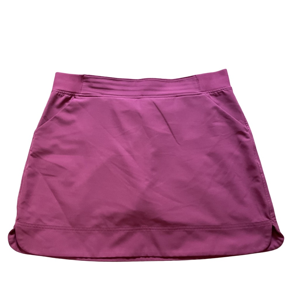 32 Degrees Cool Womens Pink Ribbed Waist‎ Active Skort Pockets Size Medium
